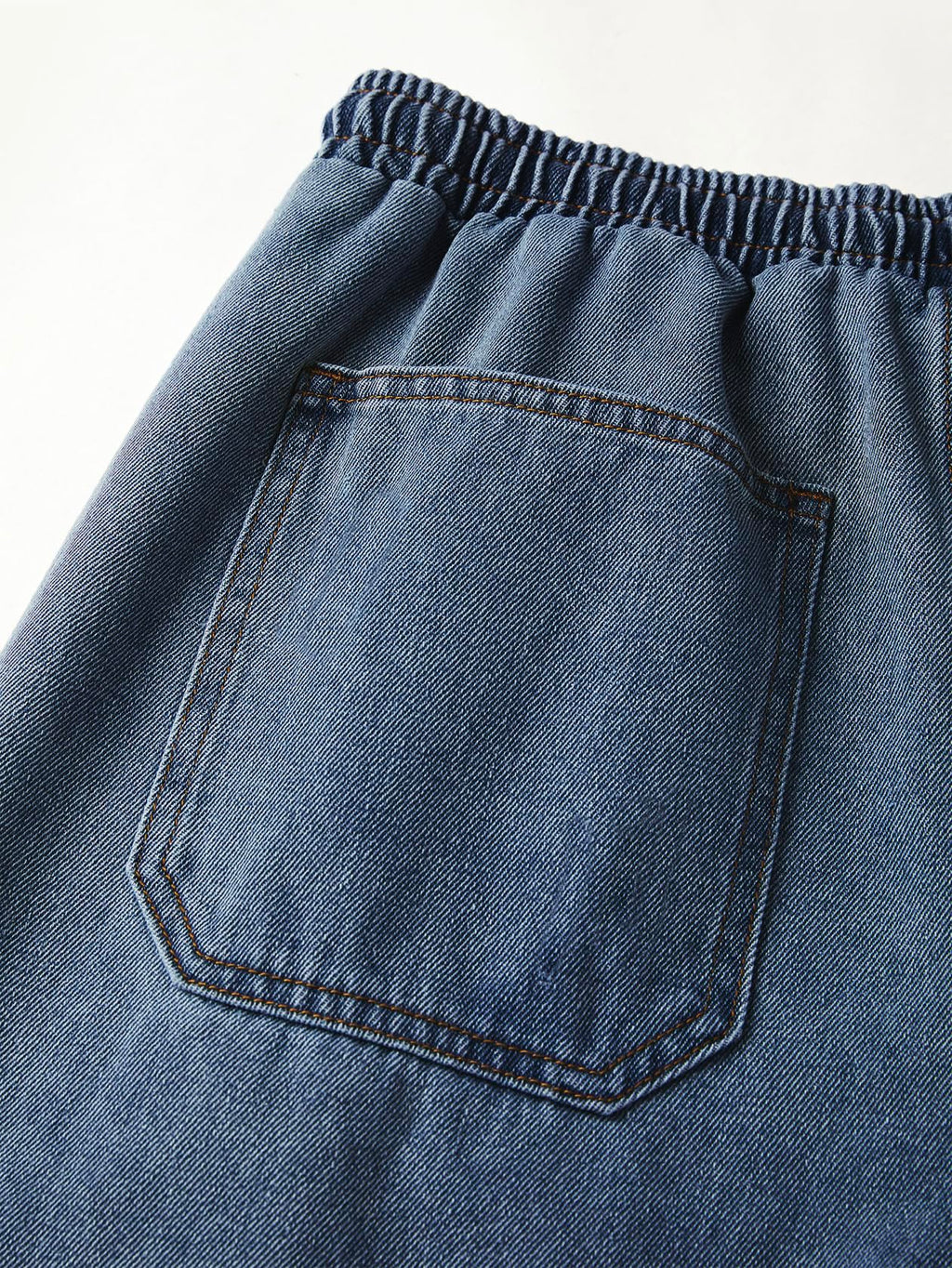 EMMIOL Baggy Jean Shorts Men, Y2k Jorts Cargo Ripped Elastic Waist, Mens Denim Shorts Comfy Casual Streetwear Summer